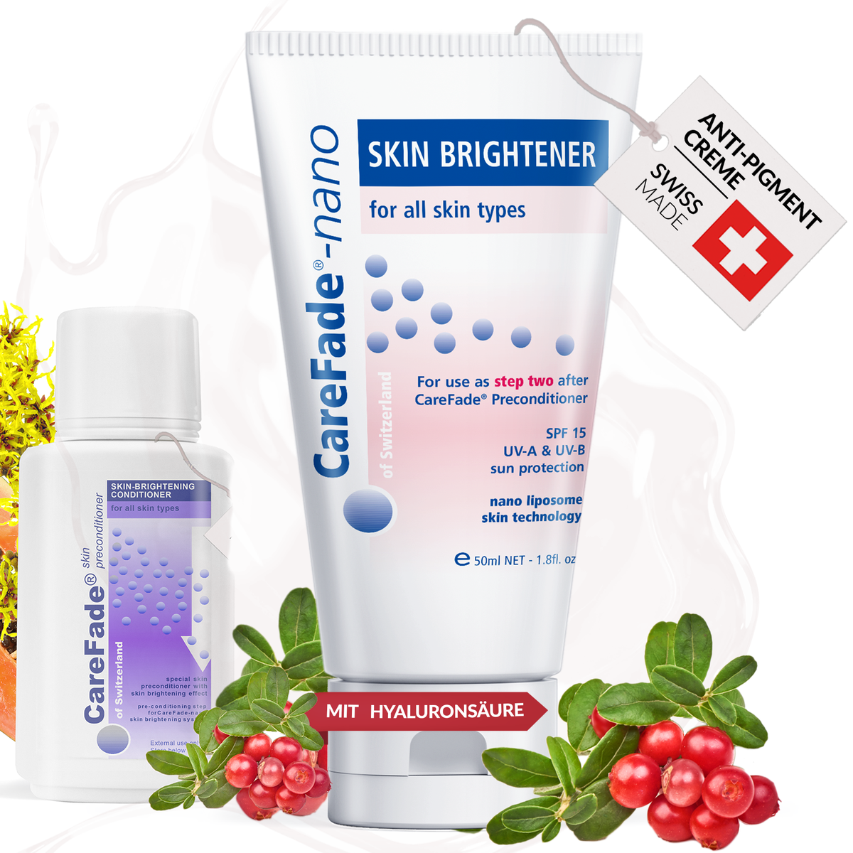 CareFade-Nano Cream Anti Aging Skin Brightener